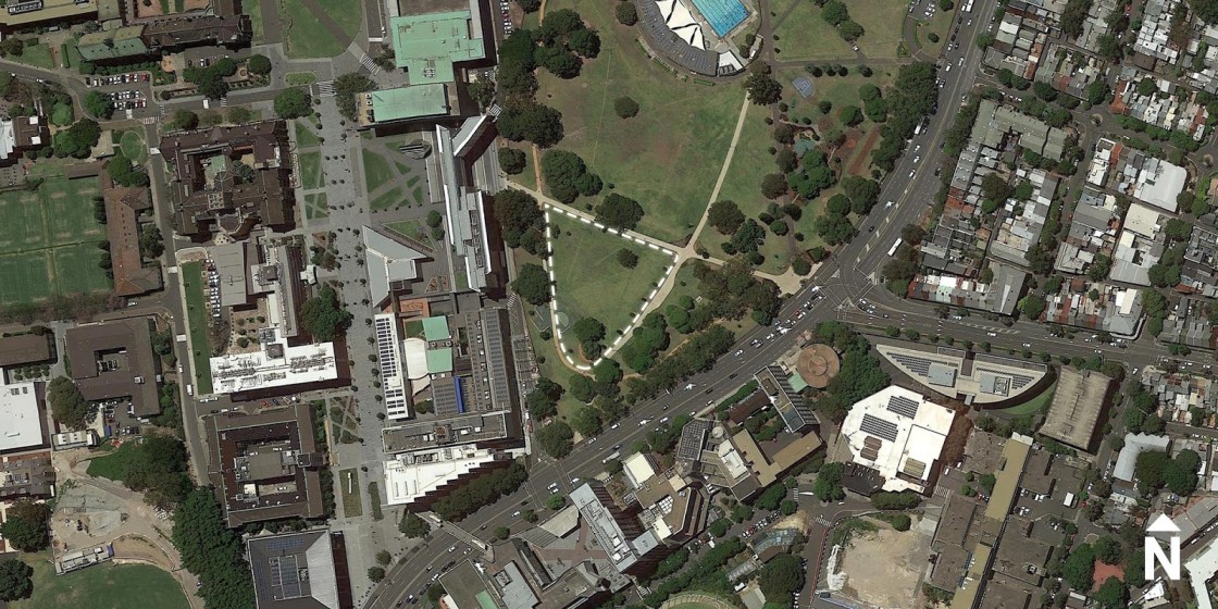 Park Fit outdoor furniture design competition site at Victoria Park, Sydney, Australia