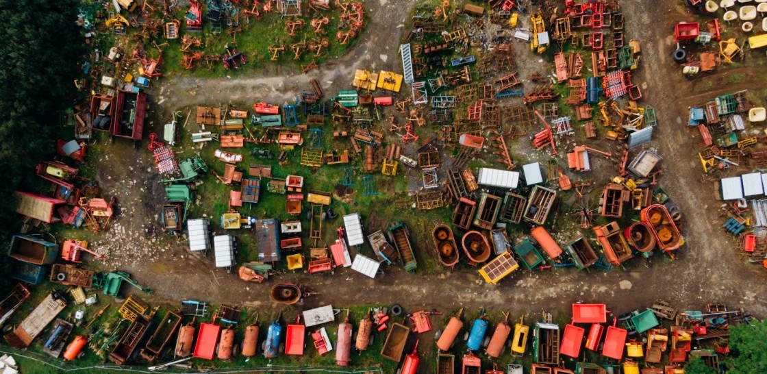 So much infrastructure that has run its course ends up as waste in junkyards