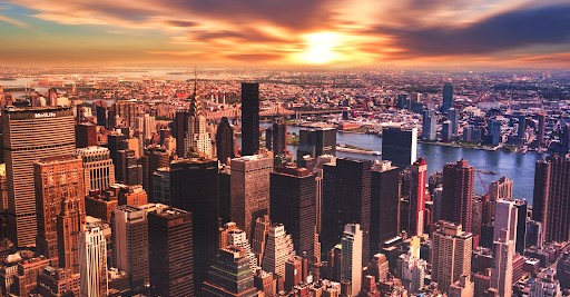 Urban cities are filled with skyscrapers where greenery is barely seen.