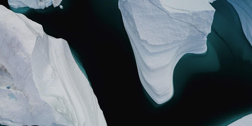 Melting Glaciers due to climate change