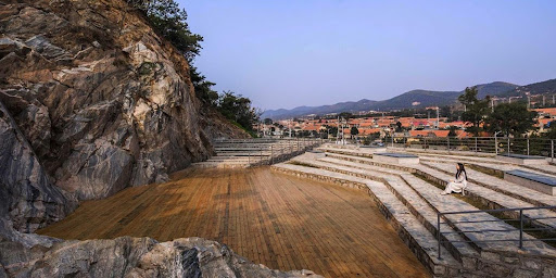 Open amphitheatre in a Chinese village 