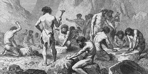 architecture competitions, interior design, health care, Stone age men making flints, interior designer, student life, human centered design, interior design, practical skills, health care,   