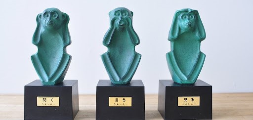 Legend, Three Wise Monkeys, No Evil, Culture, Social message, Modern, Generation