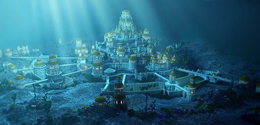 Illustration design challenge, Atlantis, Lost City, Fiction, Architecture competition, Visualization