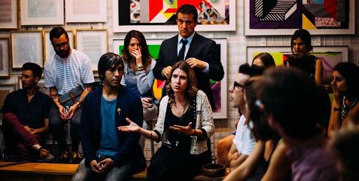 Public meetings with professionals and policy makers, Population, Across