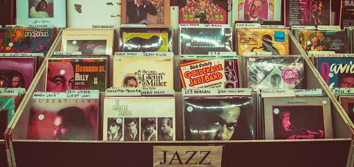 Vintage stores selling Jazz Records, America, African, Genre