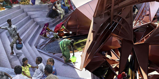 ecology, hydraulic systems, environmental crisis, public spaces, stepwells, landscape architecture, water resources, architectural competitions, challenge to design baolis, design landscapes, landscape challenges