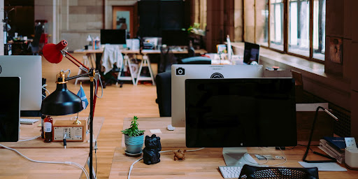 Workspaces, future, 2050, daytime, workstation, Illustration competition