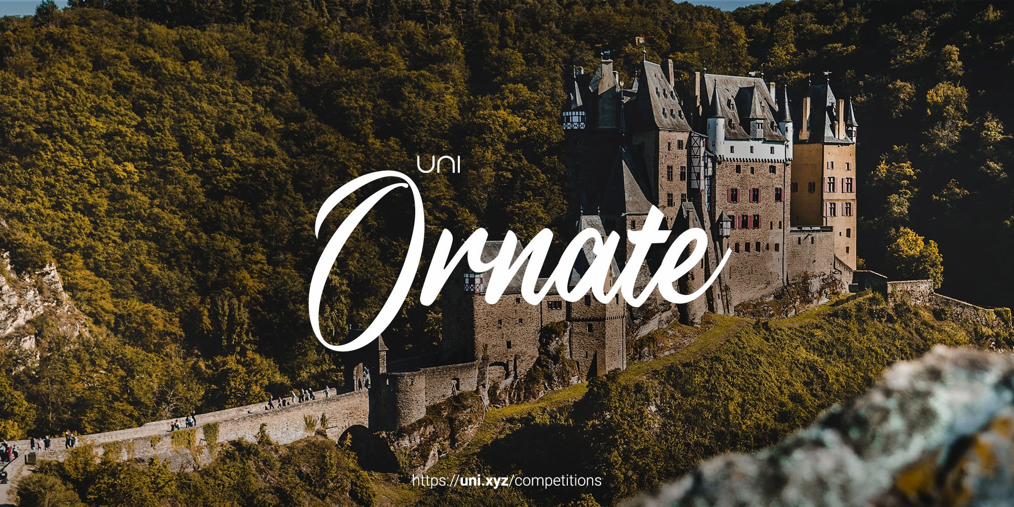 Ornate competition banner