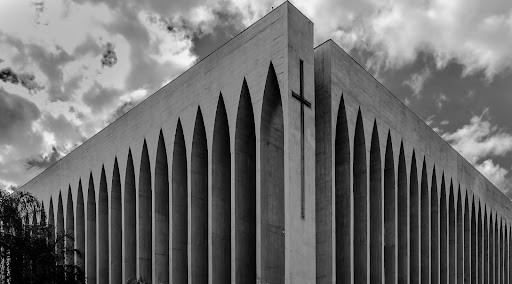 harmony principles material public building installations technology ethics timeless new age of technology brutalist architecture brutalist architecture public interaction