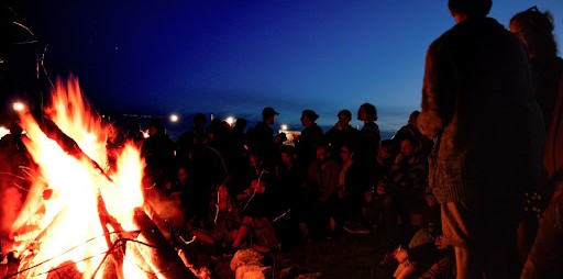 Fire, public gathering